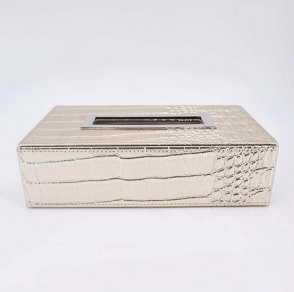 Коробка для серветок "Croco" золото