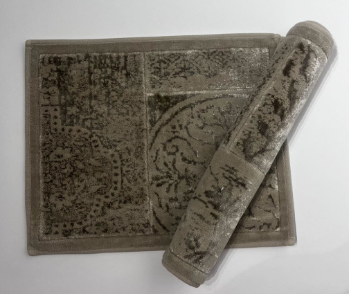 Набір килимків "Шовк-котон", беж