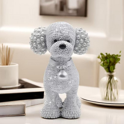 Декор "Спаркі" h-16, колір срібло