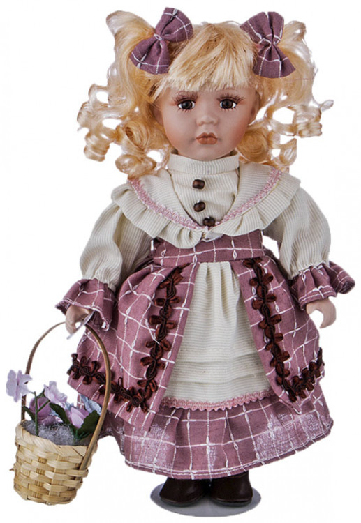 Лялька "Аліса з кошиком" колекційна, h-30