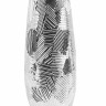 Скляна ваза "Mfteria" h-33 срібло