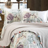 Літня постільна білизна з пледом "Violet", бежеве
