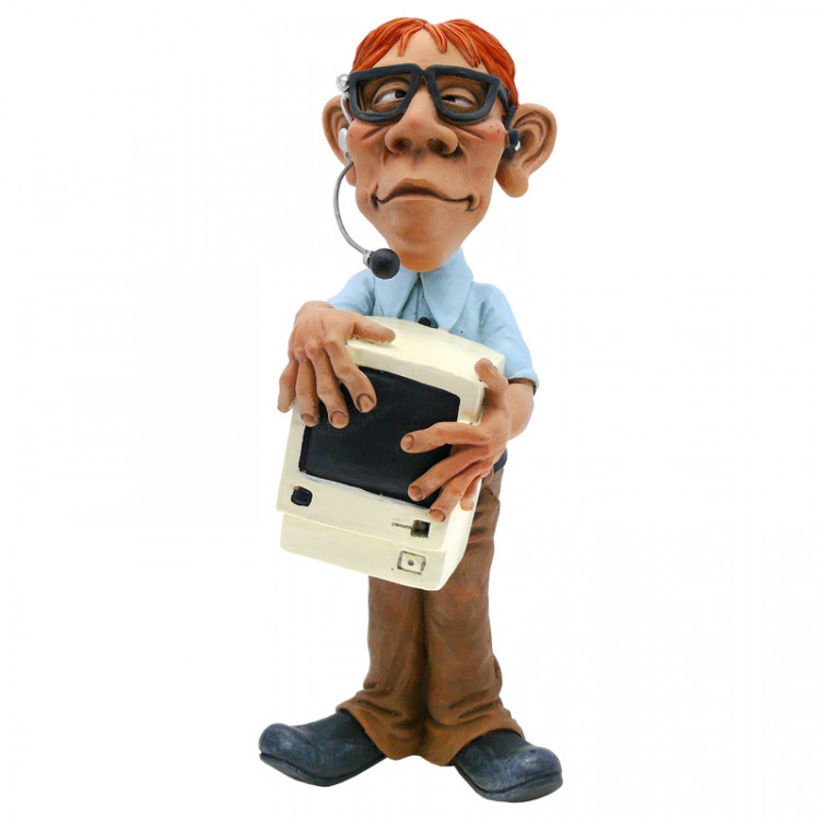 Статуетка "Комп'ютерний геній" h-26 см