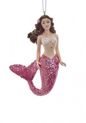Підвіска "Русалка" h-11, рожева