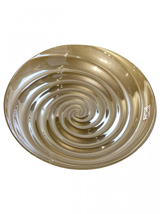 Піала Spiral 22 см беж/перламутр