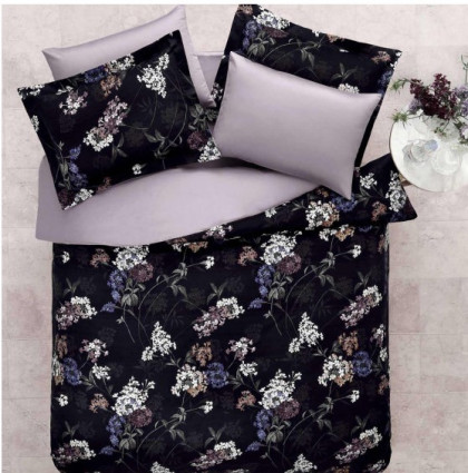 Постільна білизна "Hailey", лавандово/синя