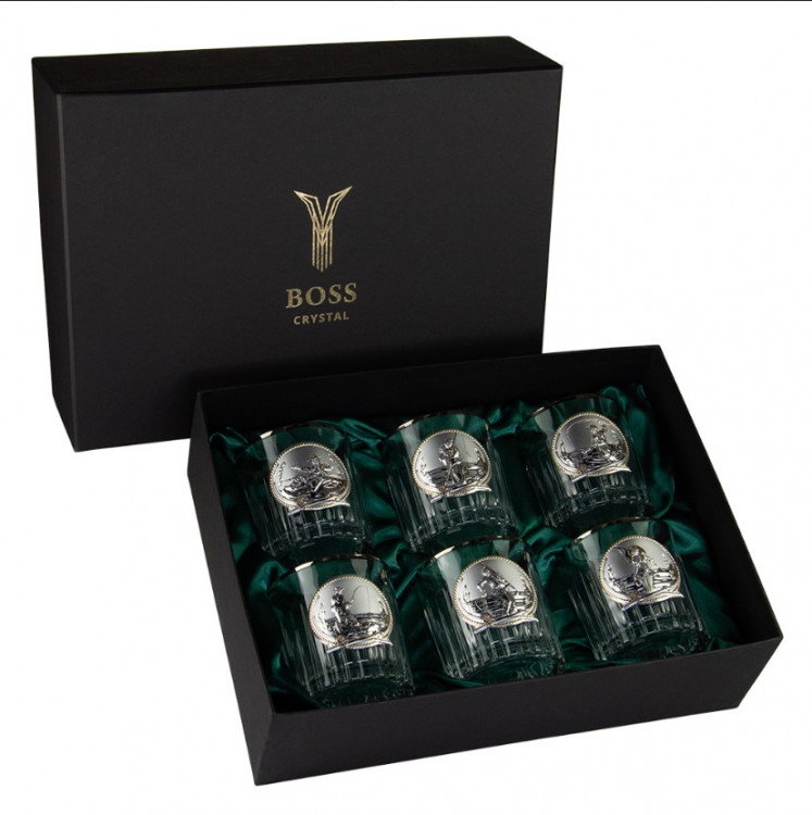 Набір келихів для віскі "Вдала рибалка" 6 предметів