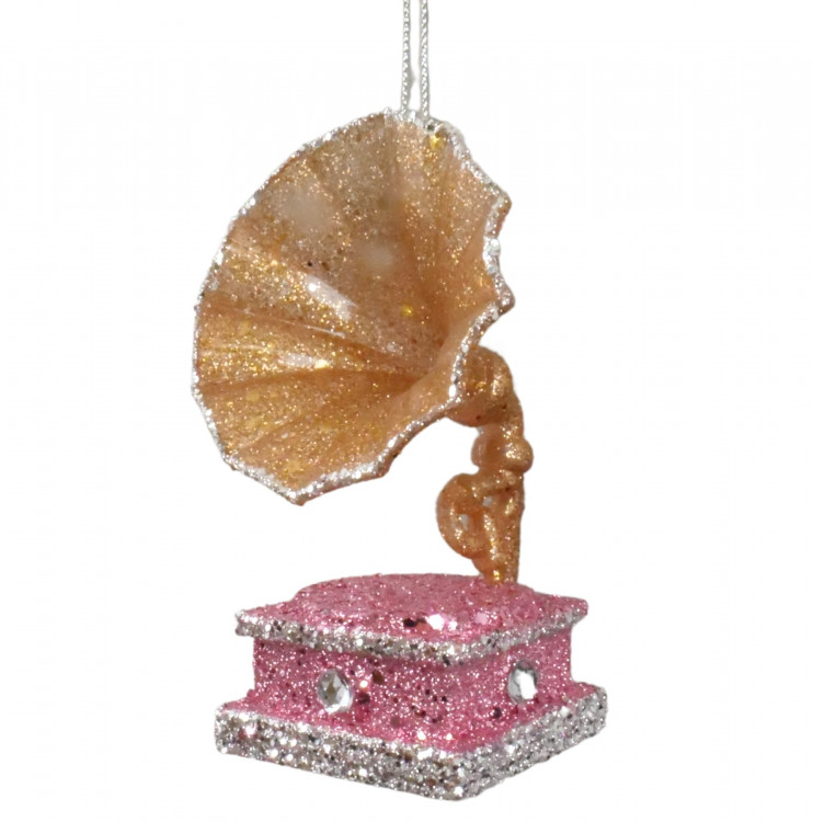 Підвіска "Грамофон", колір золотий