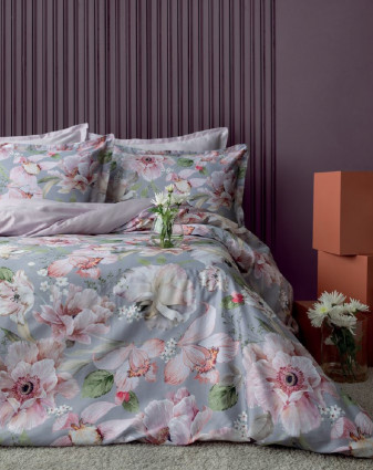 Постільна білизна "Vanie" сіро/лілова