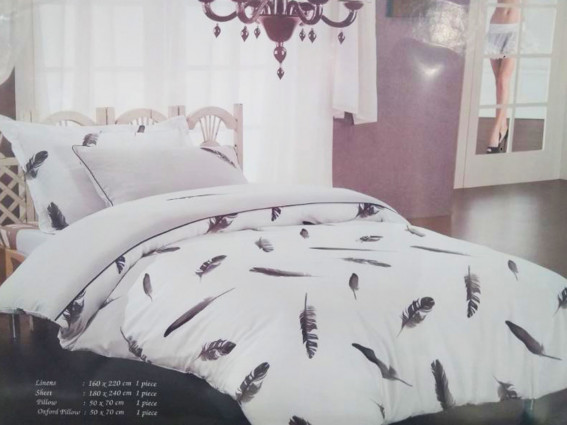 Набор постельного белья Plumes полуторный