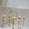 Набір келихів для вина Contessa Gold 6 предметів, колір золото