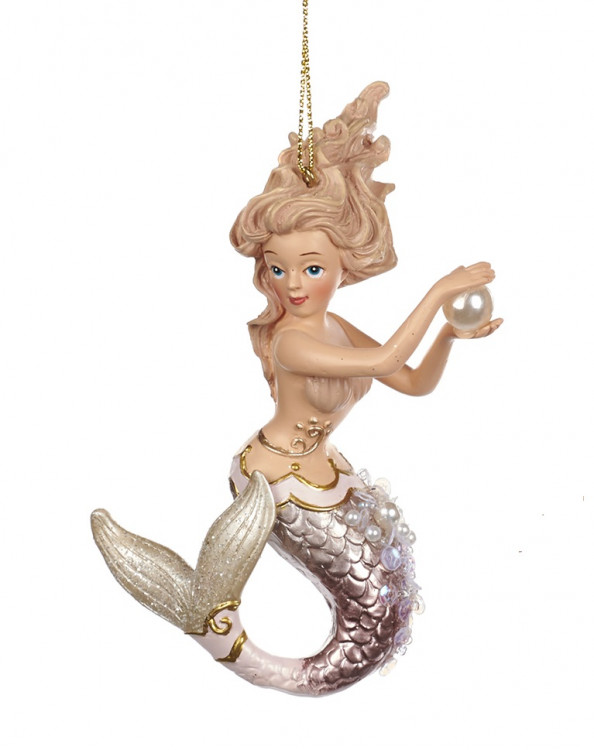 Підвіска "Русалка" h-13, рожева