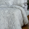 Набір постільної білизни "Nora" 6 предметiв (світло-сiрий)