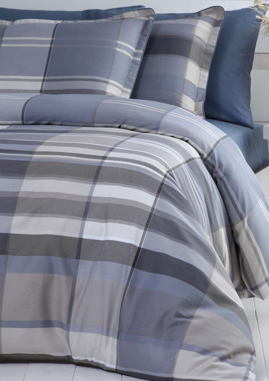 Постельное белье "Pepita", евро, мятное