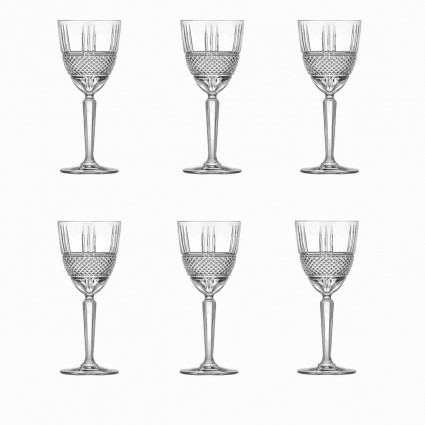 Набір келихів для шампанського "Brillante" 180 мл,6 предметів