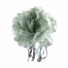 Цветок декоративный d-15 см голубой