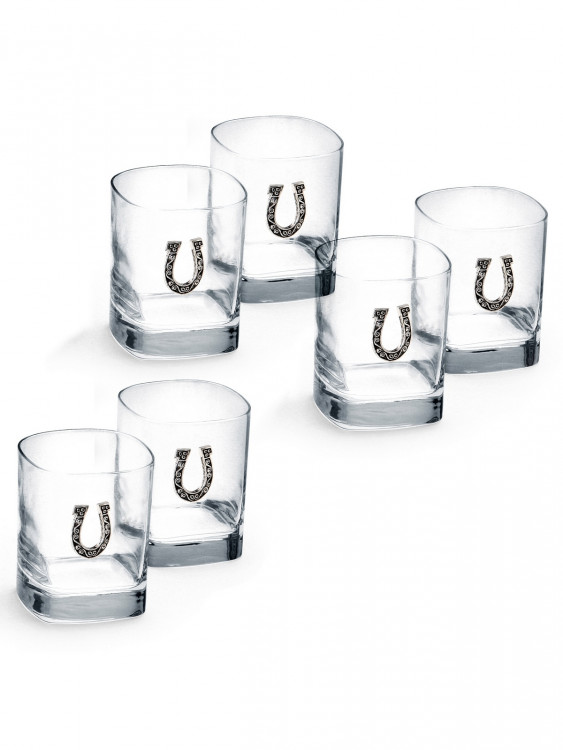 Набір келихів для віскі "На щастя" 6 предметів
