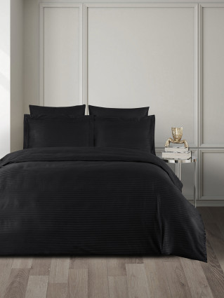 Постільна білизна "Stripe", чорна