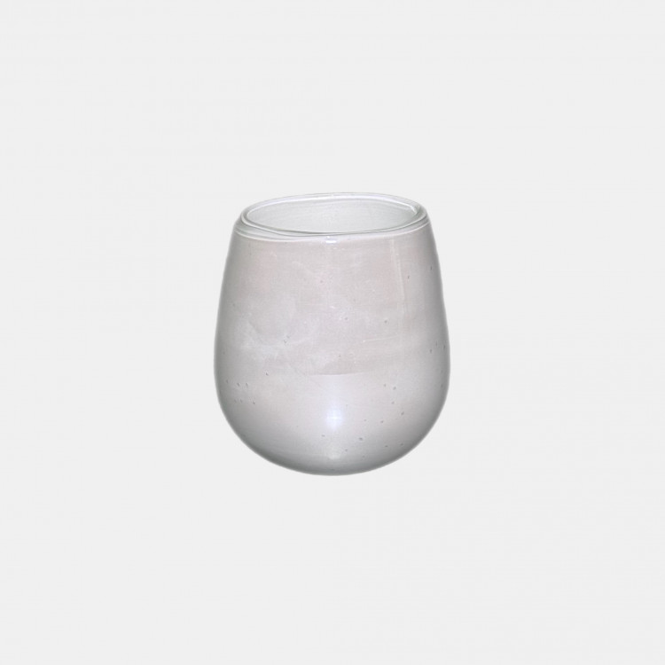 Ваза/свічник "Vouge" h-14, колір білий