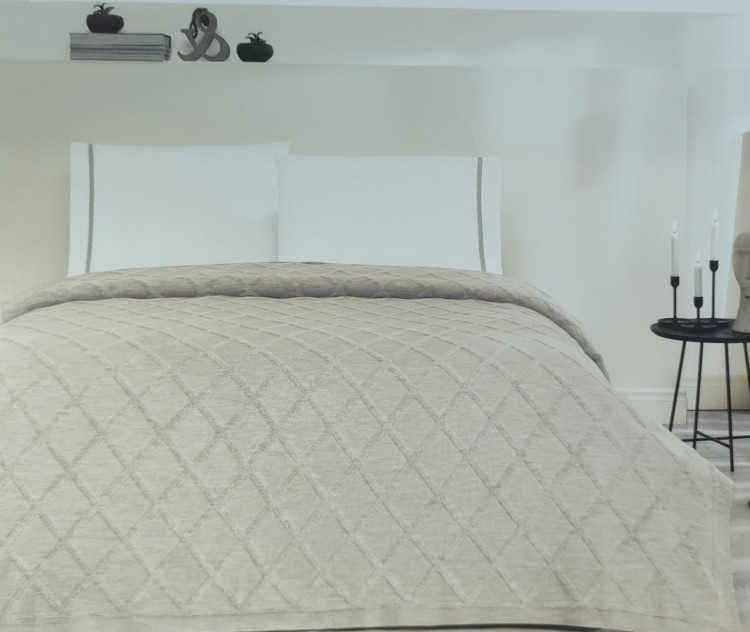 Літня постільна білизна з покривалом "Liva", беж