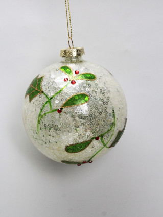 Шар С омелой, d-8см