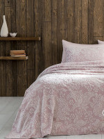 Простирадло махрове Flavia, рожеве