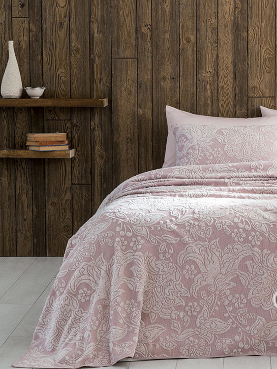 Простирадло махрове Flavia, рожеве