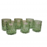 Набір келихів для води VESUVIUS  6 предметів, зелені