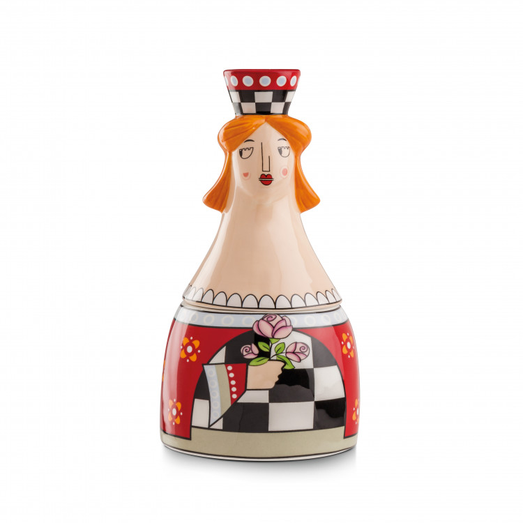 Скринька для прикрас Королева 11*21см,червона