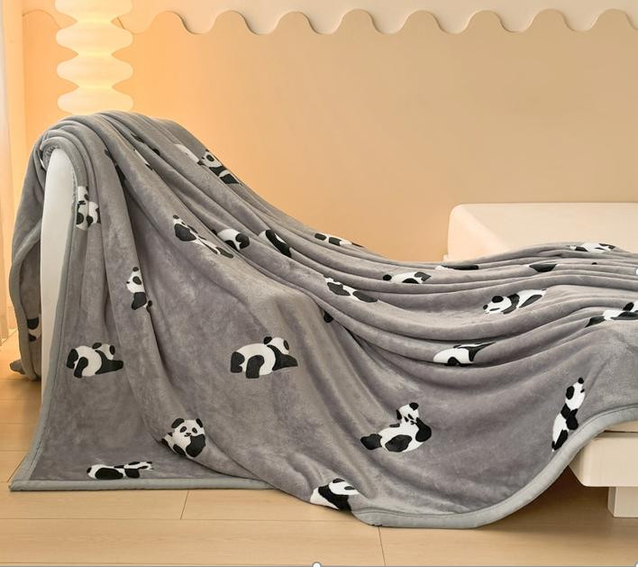 Плед "Panda", сірий