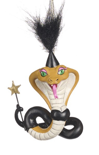 Підвіска "Змія" h-10, чорна