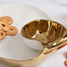 Блюдо "Moonlight" d-32, колір золото
