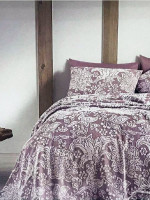 Простынь махровая Flavia фиолетовая