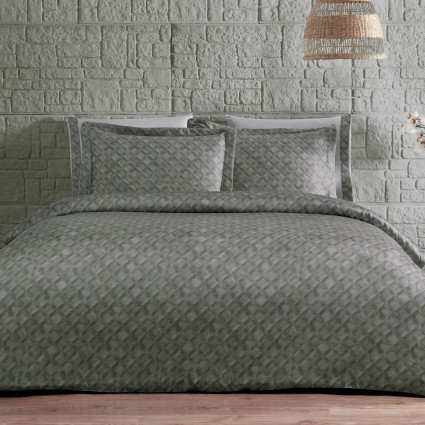 Постільна білизна з шовком "Capitone", бежева