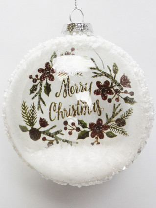 Шар Merry Christmas, d-10см