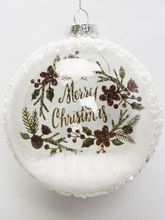 Куля Merry Christmas, d-10см