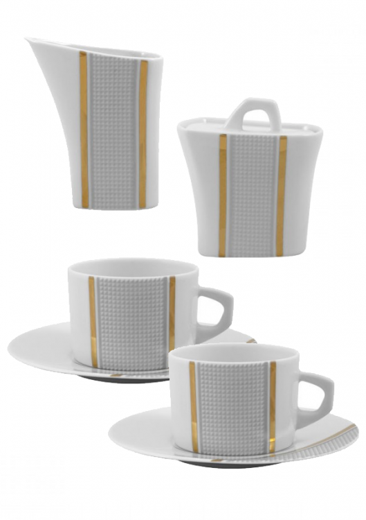 Сервиз "Dandy", чайный с молочником