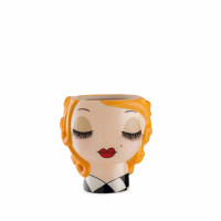 Ваза Анетта 12*11, жовта