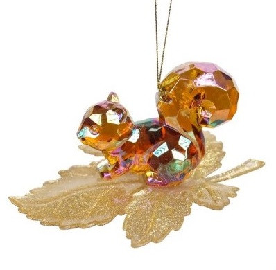 Підвіска "Білка на чотирьох лапках"  l-8, колір золото