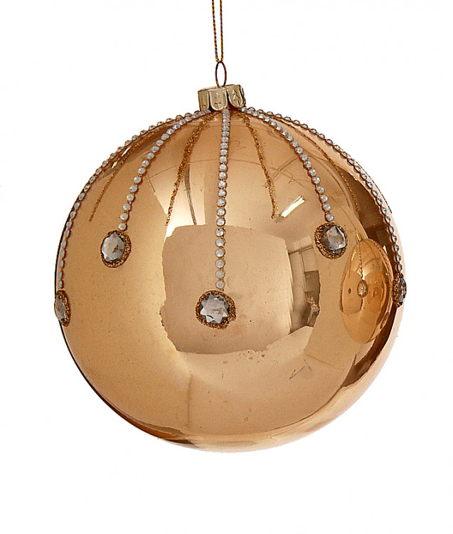 Куля "Зимове тепло" d-10, колір золото