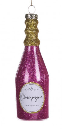 Підвіска "Шампанське" h-13, рожева