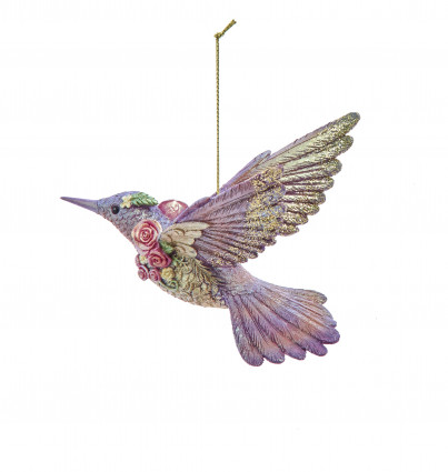 Підвіска "Колібрі", фіолетова