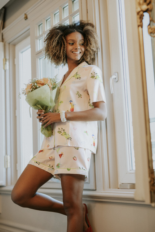 Костюм з шортами "Pina Colada", рожевий