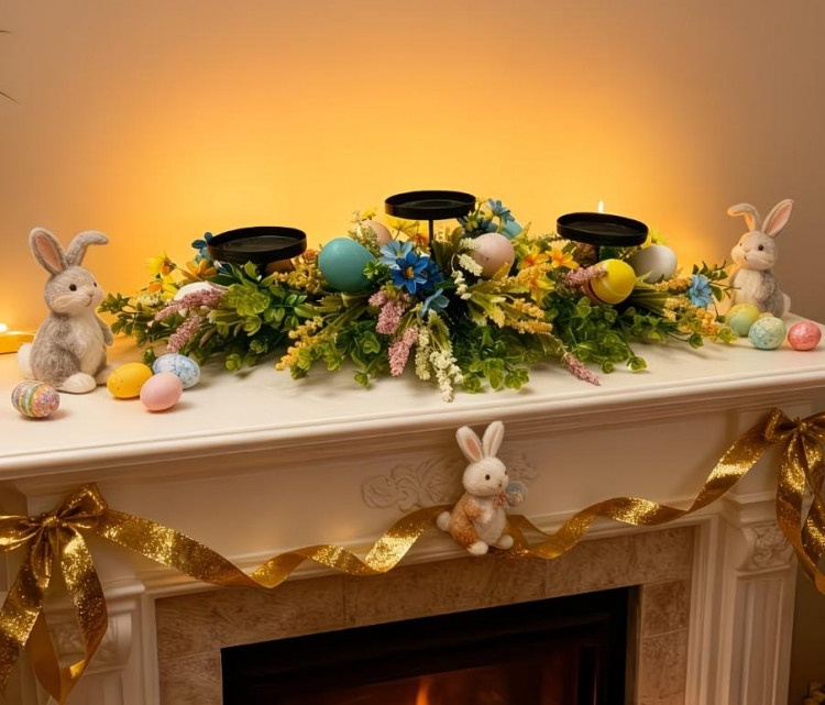 Свічник"Світло Великодня" l-50 см різнокольоровий