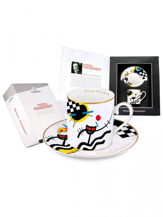 Набір чашок із блюдцем В.Кандинський "Контрастні звуки"