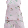 Костюм з шортами та топом "Blossom Birds", пудра