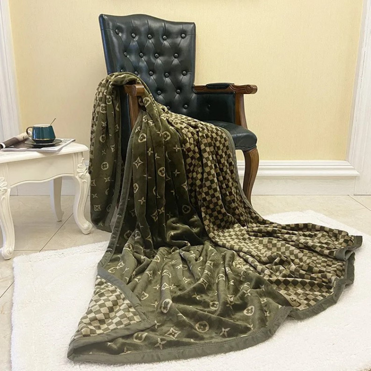 Плед "Fashion", оливковий