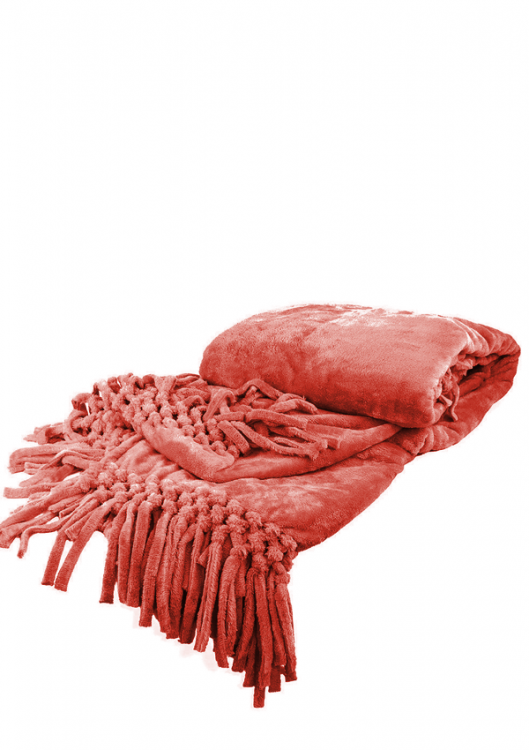 Плед Nappa soft євро, теракотовий