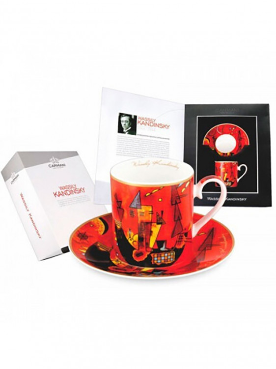Чашка із блюдцем В.Кандинський "За і проти" 250 мл