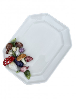 Блюдо Гриби 37х28 см